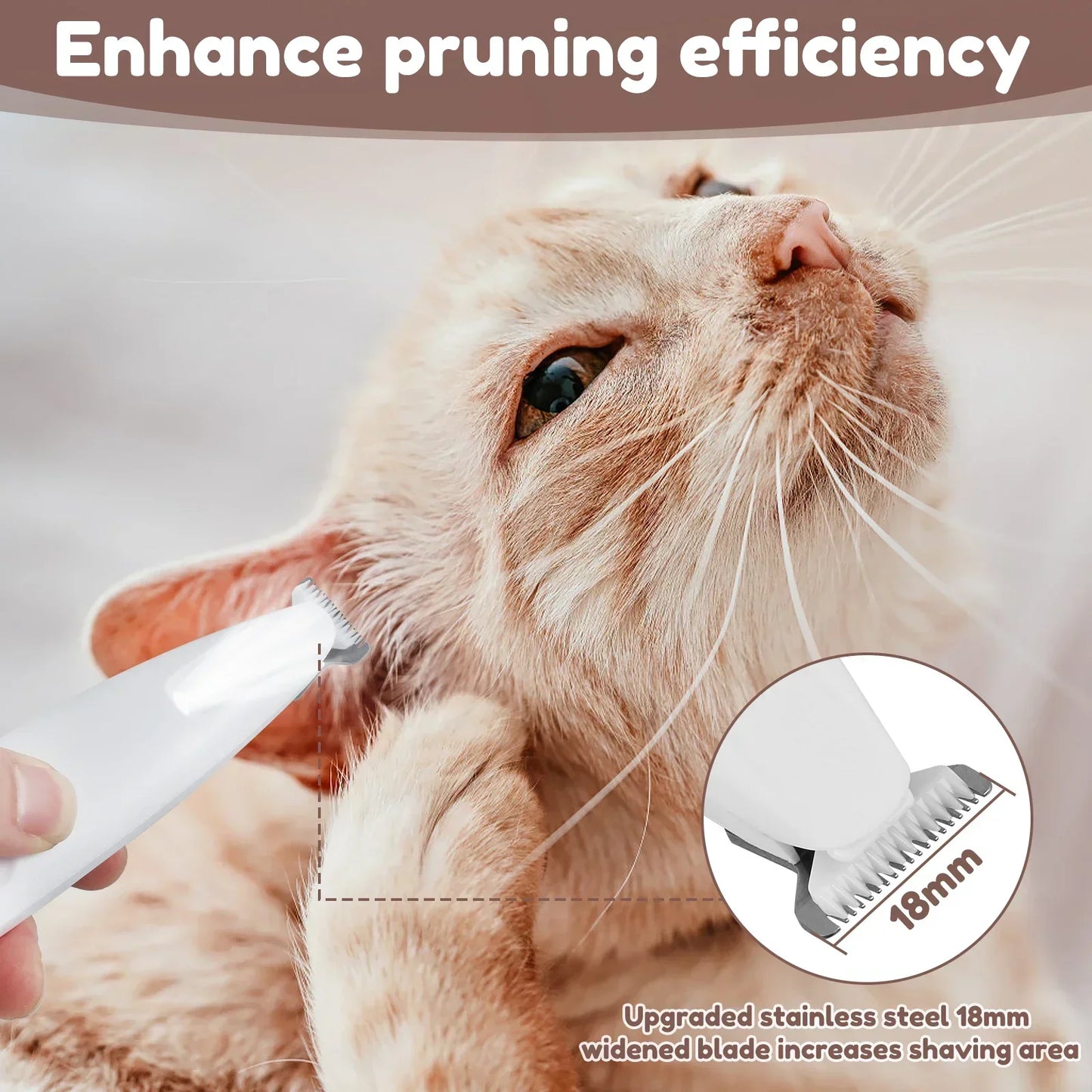 Dog & Cats Paw Trimmer with LED Light